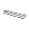 Aliuminio handle 326/1 C=128mm aliuminio