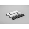 Aliuminio handle HEXI 96mm/150mm mat baltas