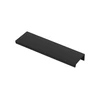 Aliuminio handle HEXI double spacing 96-128mm/150mm matt juodas