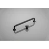 Aliuminio handle STRUCTURE C=128 matt juodas