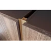 Aliuminio profile handleless system VELLO, T double-sided, auksinis, length 3 m