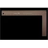 HOGERT Aliuminio staliaus kvadratas 450x190 mm