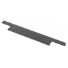 Aluminum handle LIND C = 224/496/18 mm juodas matt