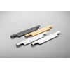 Aluminum handle LIND C = 256/596/18 mm brushed auksinis