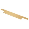 Aluminum handle LIND C = 320/396/18 mm brushed auksinis