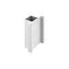 Aluminum profile, handleless system VELLO, T two-sided, sidabrinis, length 3 m