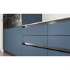 Aluminum profile, handleless system VELLO with LED function, C, juodas, length 4.10 m