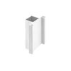 Aluminum profile, handleless system VELLO, T two-sided, baltas, length 3 m