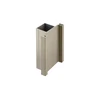 Aluminum profile, handleless system VELLO, T two-sided, inox, length 3 m