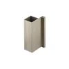 Aluminum profile, handleless system VELLO, T one-sided, inox, length 3 m