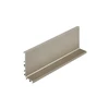 Aluminum profile, handleless system VELLO with LED function, L, inox, length 4.10 m