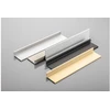 Aluminum profile, handleless system VELLO with LED function, L, inox, length 4.10 m