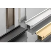 Aluminum profile, handleless system VELLO, T two-sided, baltas, length 3 m