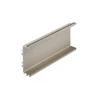 Aluminum profile, handleless system VELLO with LED function, C, inox, length 3 m