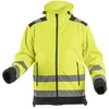 ARGEN įspėjamoji softshell striukė su gobtuvu geltona 3XL