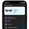 Asus „RayBan Meta Wayfarer“ matinės juodos/gradiento grafito poliarizuoti akiniai (Pažeista pakuotė)