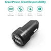 RAVPower RP-VC006 24W Dual Port Car Charger Juodas Offline