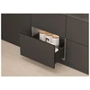 AXIS PRO GTV Drawer, H=168 mm, L=400 mm, push to open, full extension, juodas (C)