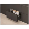 AXIS PRO GTV Drawer, H=168 mm, L=500 mm, push to open, full extension, juodas (C)