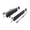 AXIS PRO GTV Drawer, H=86 mm, L=350 mm, soft-close, full extension, juodas (C)