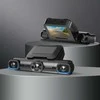 AZDome M660 2K 1440p + 3x 1080p, GPS, Wi-Fi, 128GB, valdymas balsu - vaizdo registratorius su keturiomis kameromis