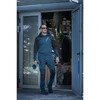 Blue Mėlyna ERIK sweatshirt with hood mėlynas and juodas L (52)