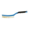 Brass wire brush, 3 x 19