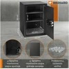 Brihard Business XL K Black Pearl biuro seifas