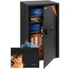 Brihard Business XXL LCD E Black Pearl biuro seifas