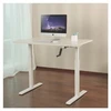 BSSD-10-16/22 B Manual Sit-Stand Desk Frame, Juodas, 73 to 123 x 100 to 160cm