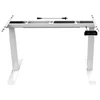 BSSD-L10-18/24 W Dual Motor Electric Sit-Stand Desk Frame, 3-Stage, baltas