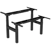BSSD-L11-18/S23 B Motorized Electric Sit-Stand Desk Frame for Two Tabletops, 580–1230 mm, juodas