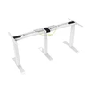 BSSD-L13-90/33 W Triple Motor Electric Sit-Stand Desk Frame, 3-Stage, baltas