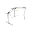 BSSD-L13-90/33 W Triple Motor Electric Sit-Stand Desk Frame, 3-Stage, baltas