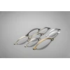 Catch handle CAMAIO C=96mm champagne