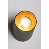Lubinis šviestuvas GTV Ceiling fixture AERO II, IP20, round, juodas