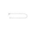 Chain with carabiner, steel, 1m