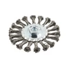 Circular brush with shaft 115 mm, M14, steel wire, 0.5mm