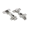 Clip on hinge, 110 deg., cam adjustment, without spring, without screws on plate