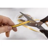 COB LED Strip 12V free cut, 528LEDs/m,8mm, 11W/m, gel free, cool baltas, 2x1m mini amp cabl