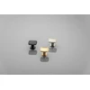 Contact knob POINT brushed auksinis