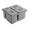 Container system MULTINO NEW 600 3X15L + 1X7L anthracite