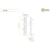 CS-13B Cable channel, 1300 mm, juodas