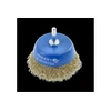 Cup brush with shaft 50 mm, brass wire, 0.3 mm