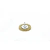 Disc brush with 75 mm shank, brass wire
