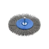 Hogert Technik Diskinis šepetys su kaiščiu 100 mm, plieninė viela 0,3 mm