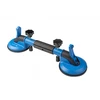 Double suction cup for tile planing