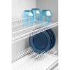 Drainer GTV BASIC 1, double-deck, cabinet 400, for 16 - 18 mm slabs, 1x tray, baltas