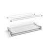 Drainer GTV BASIC 1, two-level, cabinet 900, for 16 - 18 mm boards, 1x tray, baltas