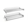Drainer GTV BASIC 3, two-level, cabinet 400, for 16 - 18 mm slabs, 2x tray, chrome